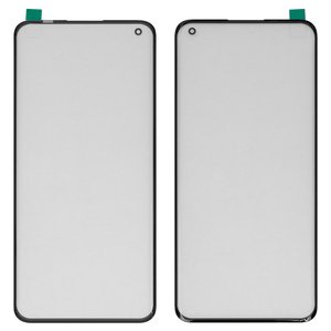 Housing Glass G+OCA PRO compatible with OnePlus 10 Pro; Oppo Find X5 Pro, with OCA film, black 