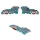 Cable flex puede usarse con Oppo A5 Pro 4G (CPH2711), del conector de carga, con componentes, Original (PRC), placa del cargador