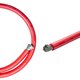 Alambre con aislamiento de silicona 0/1AWG, 50 mm², 1 m, rojo