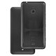 Housing Back Cover compatible with Nokia 1320 Lumia, (black, with side button)