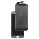 LCD compatible with Samsung J330 Galaxy J3 (2017), (blue, without frame, Original (PRC), original glass)