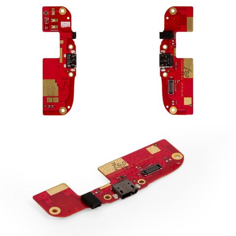 Flat Cable compatible with HTC Desire 300, Desire 500, charge connector, with components, charging board 