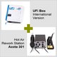 UFI Box International Version + Hot Air Rework Station Accta 301 (220V)