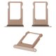 SIM Card Holder compatible with iPhone 8 Plus, (golden)