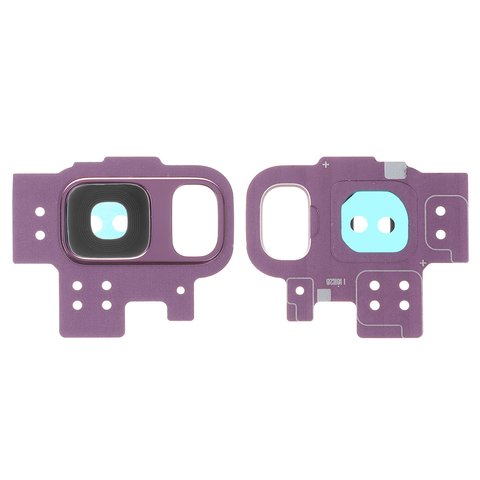 Camera Lens compatible with Samsung G960 Galaxy S9, purple, with frames, lilac purple 