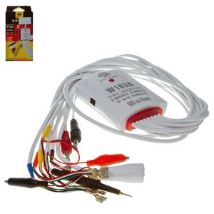 Power Supply Test Cable with Battery Activation Charge Board compatible with Apple, Samsung Cell Phones, W103A 