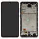 LCD compatible with Samsung A725 Galaxy A72, A726 Galaxy A72 5G, (black, with frame, High Copy, original LCD size, (OLED))