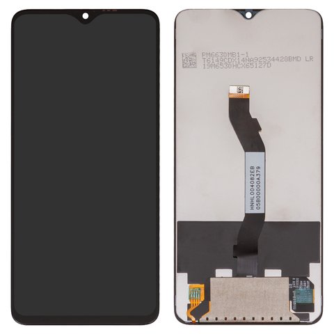LCD compatible with Xiaomi Redmi Note 8 Pro, black, without frame, Box M1906G7I, M1906G7G