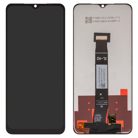 LCD compatible with Xiaomi Poco C50, Poco C51, Redmi A1, Redmi A1 Plus, Redmi A2, Redmi A2 Plus, black, with wide edge, without frame, Copy
