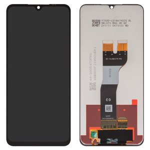 LCD compatible with Samsung A057 Galaxy A05s, black, without frame, High Copy 