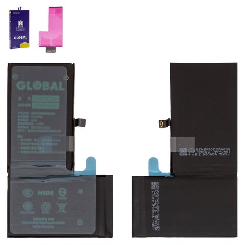 Battery Mechanic compatible with Apple iPhone XS Max, Li Polymer, 3.8 V, 3590 mAh, High Capacity, original IC