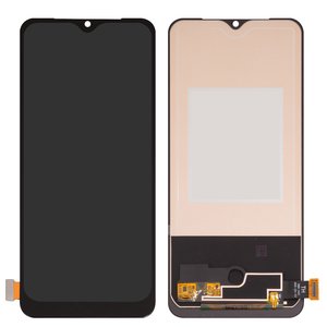 Дисплей для Vivo V20, V21E, V23E, черный, без рамки, Сopy, с широким ободком, TFT 
