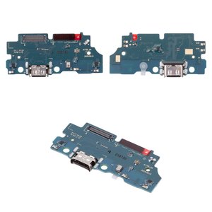 Flat Cable compatible with Samsung A175 Galaxy A17 4G, charge connector, with components, Original PRC , charging board 