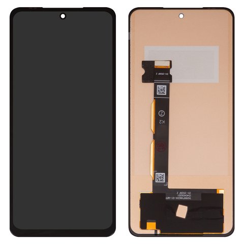 Дисплей для Motorola Moto G84, черный, без рамки, Сopy, TFT 