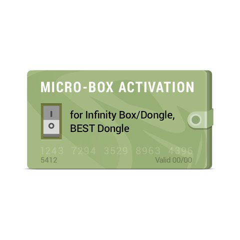 Activación Micro Box para Infinity Box Dongle, BEST Dongle
