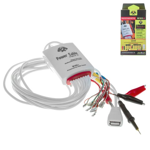 Cable de prueba de alimentación con placa para activar batería puede usarse con celulares Apple, W103+