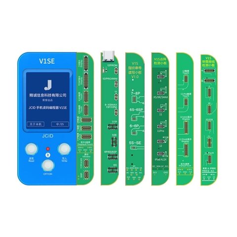 Programador JC V1SE para iPhone 7 7 Plus 8 8P X XS XR XS Max 11 11 Pro 11 Pro Max 12 12 mini 12 Pro 12 Pro Max con 6 placas