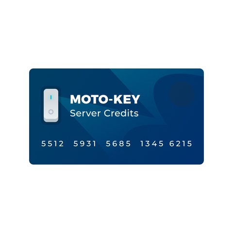 Créditos del servidor Moto Key