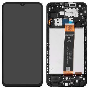 Pantalla LCD puede usarse con Samsung A127 Galaxy A12 Nacho, negro, con marco, Original PRC , BV065WBM L0A 8K02_R0.0 HL6127JX L0A 8K02_R0.0