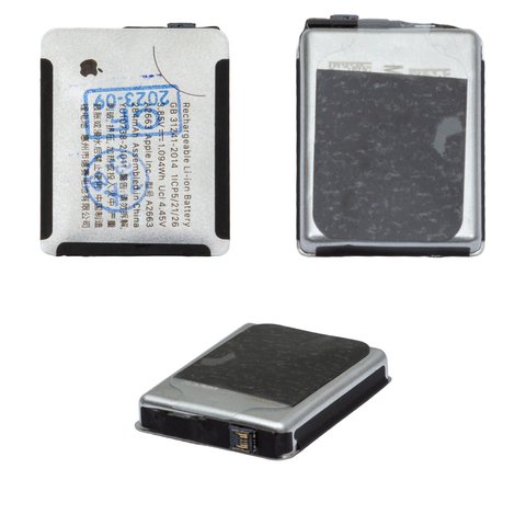 Batería A2663 puede usarse con Watch 7 41mm, Li ion, 3.85 V, 284 mAh, PRC