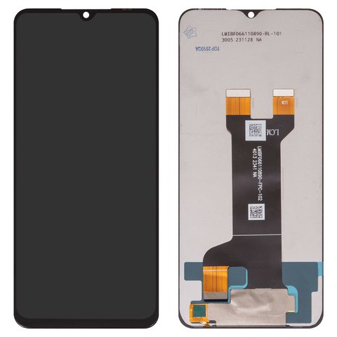 Pantalla LCD puede usarse con ZTE Nubia Gaming Neo 5G, Nubia Neo 8150N , negro, sin marco, original vidrio reemplazado 