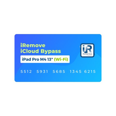 iRemove iCloud Bypass para iPad Pro M4 13" Wi Fi 
