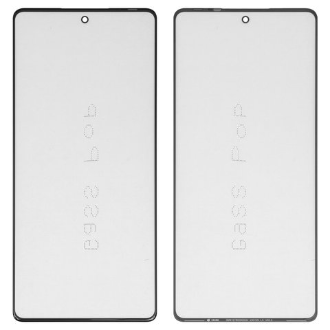 Vidrio de carcasa G+OCA PRO puede usarse con Tecno Pova 6 LI7 , Pova 6 Pro LI9 , con película OCA, negro