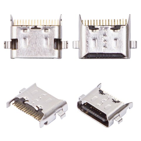 Conector de carga puede usarse con ZTE Blade A35, Blade A55, 16 pin, USB tipo C