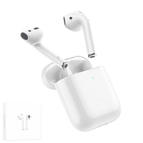 Auricular Borofone BW89, inalámbrica, blanco, con funda de carga