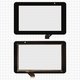 Сенсорний екран для China-Tablet PC 7"; Prestigio MultiPad 7.0 HD (PMP3970B), MultiPad 7.0 HD (PMP5570С), чорний, 191 мм, 30 pin, 118 мм, ємнісний, 7", #ACE-CG7.0A-249/GKG0362A/GKG0469A