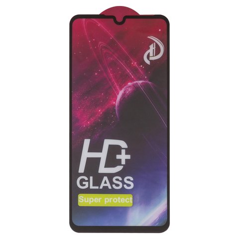 Защитное стекло All Spares для Xiaomi Mi A3, Mi CC9e, совместимо с чехлом, Full Glue, черный, M1906F9SH, M1906F9SI