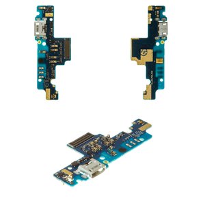 Шлейф для Xiaomi Redmi Note 4X, узкий, коннектора зарядки, с микрофоном, с компонентами, Original PRC , плата зарядки, 32Gb