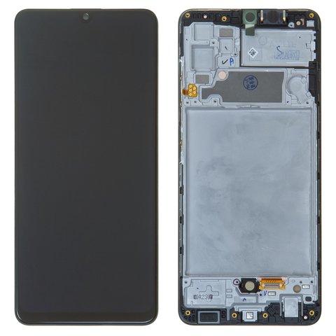 Дисплей для Samsung A325 Galaxy A32, черный, с рамкой, Original, сервисная упаковка, #GH82 25579A GH82 25566A