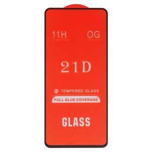 Захисне скло для Vivo Y11 2019 , Y12 2019 , Y15 2019 , Y17 2019 , сумісне з чохлом, Full Glue, без упаковки , чорний