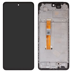 Дисплей для Oppo A58 4G, чорний, з рамкою, High Copy, CPH2577, 1540452110