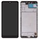 Дисплей для Samsung M515 Galaxy M51, чорний, з рамкою, High Copy, з широким обідком, (OLED)