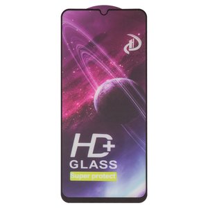 Захисне скло All Spares для Tecno Spark 30 KL6 ; Infinix Hot 50 4G X6882 , сумісне з чохлом, Full Glue, чорний