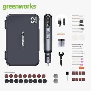 Шліфувальна машина Greenworks AGK302, 52 in 1, 80W