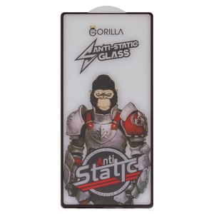 Защитное стекло для Google Pixel 6, совместимо с чехлом, Full Glue, Anti Static, черный, gorilla