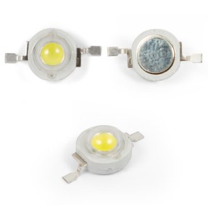 LED 1 W (natural white, 4000-4500 K, 130 lm, 3.2-3.4 V) LED 1 W (natural white, 4000-4500 K, 130 lm, 3.2-3.4 V)