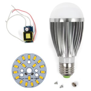 Juego de piezas para armar lámpara LED regulable SQ-Q03 5730 9 W (luz blanca cálida, E27) Juego de piezas para armar lámpara LED regulable SQ-Q03 5730 9 W (luz blanca cálida, E27)